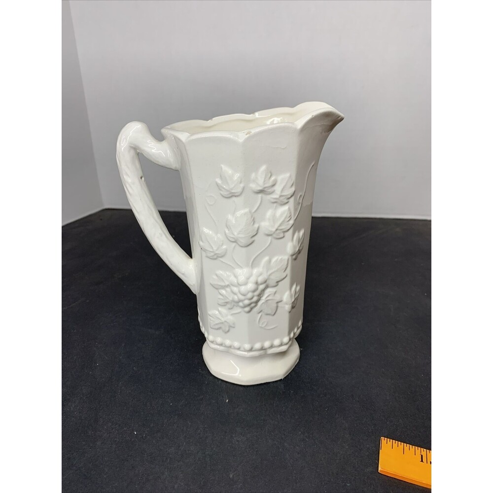Vintage ARNART Milk China Off White Pitcher by Eric Stauffer